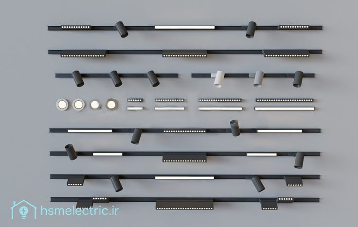 تصویر انواع مدل های چراغ مگنتی