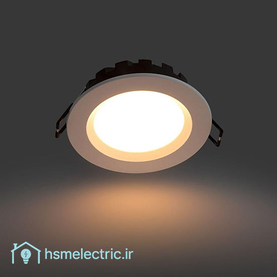 پنل گرد توکار بک لایت